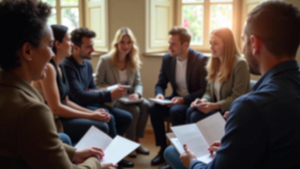 Programa de autoconsciência emocional em sessão de grupo