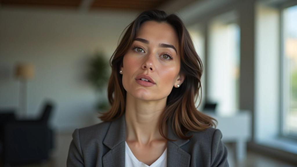 Mulher ouvindo com atenção genuína enquanto colega fala, olhos atentos e postura aberta